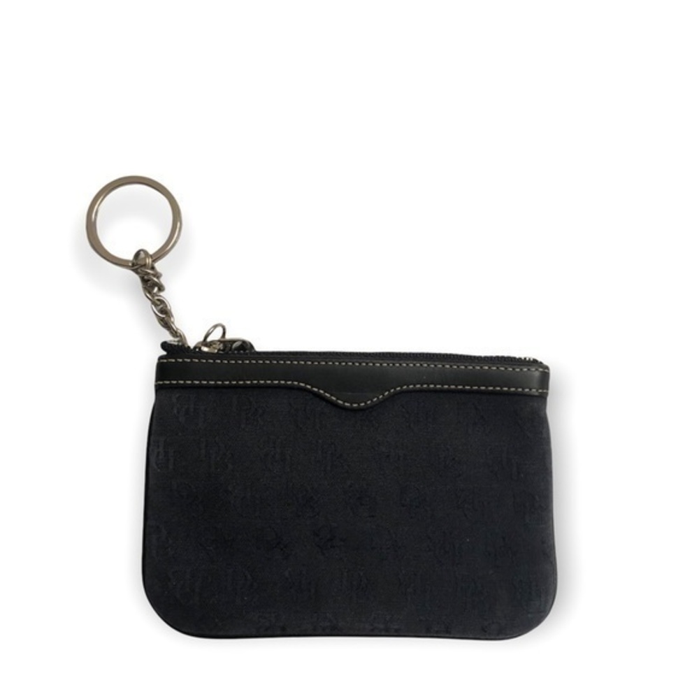 DOONEY and bourke black signature vintage wristlet keyring
